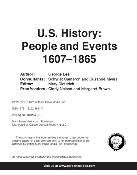1832 was published by Carson Dellosa Education on 2018-10-31. . Mark twain media inc publishers worksheets answers